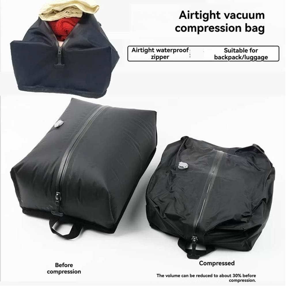 DOSMINE Vacuum Seal Travel Backpack with Detachable Compression Liner and Electric Pump Vacpack System Storage Carry on Work Laptop Business Waterproof Backpack (Purple) - Image 5